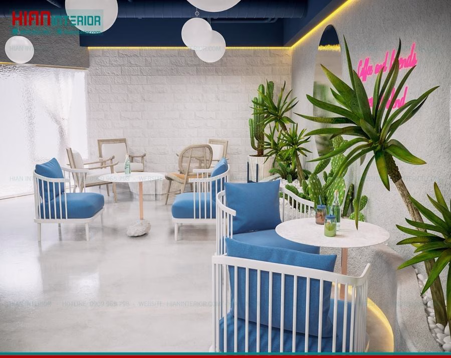 Quán Cafe Địa Trung Hải Tinh Tế