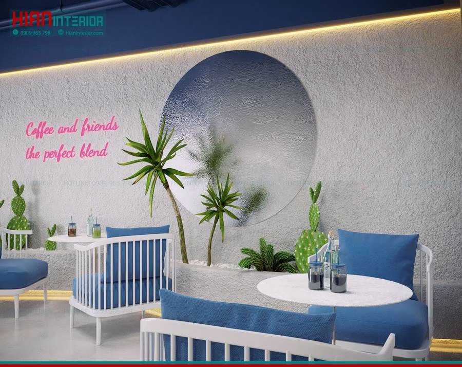 Quán Cafe Địa Trung Hải Tinh Tế