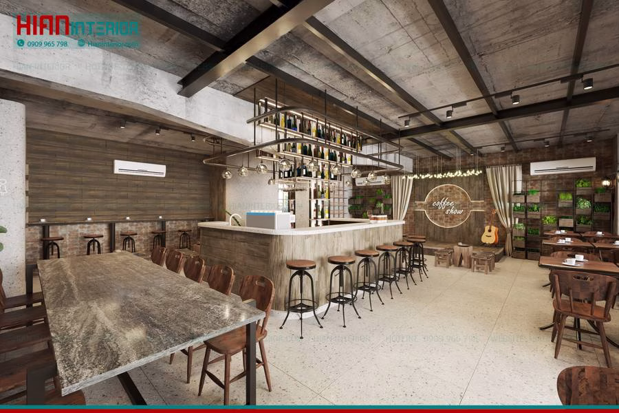 Quán Cafe Mộc Trọn Gói