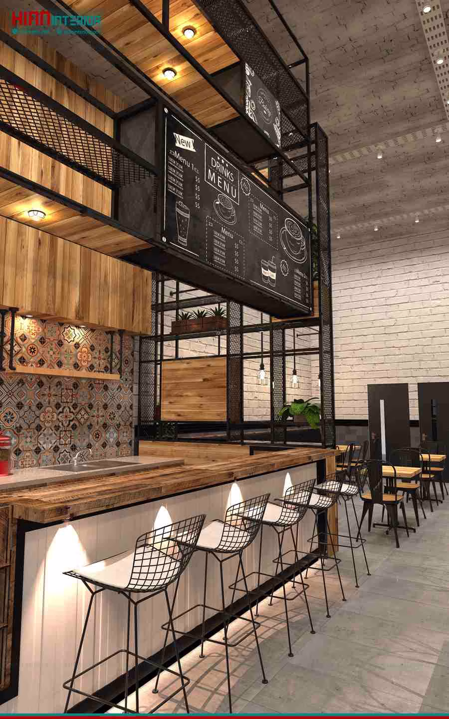 Quán Cafe Mộc Không Gian Xanh