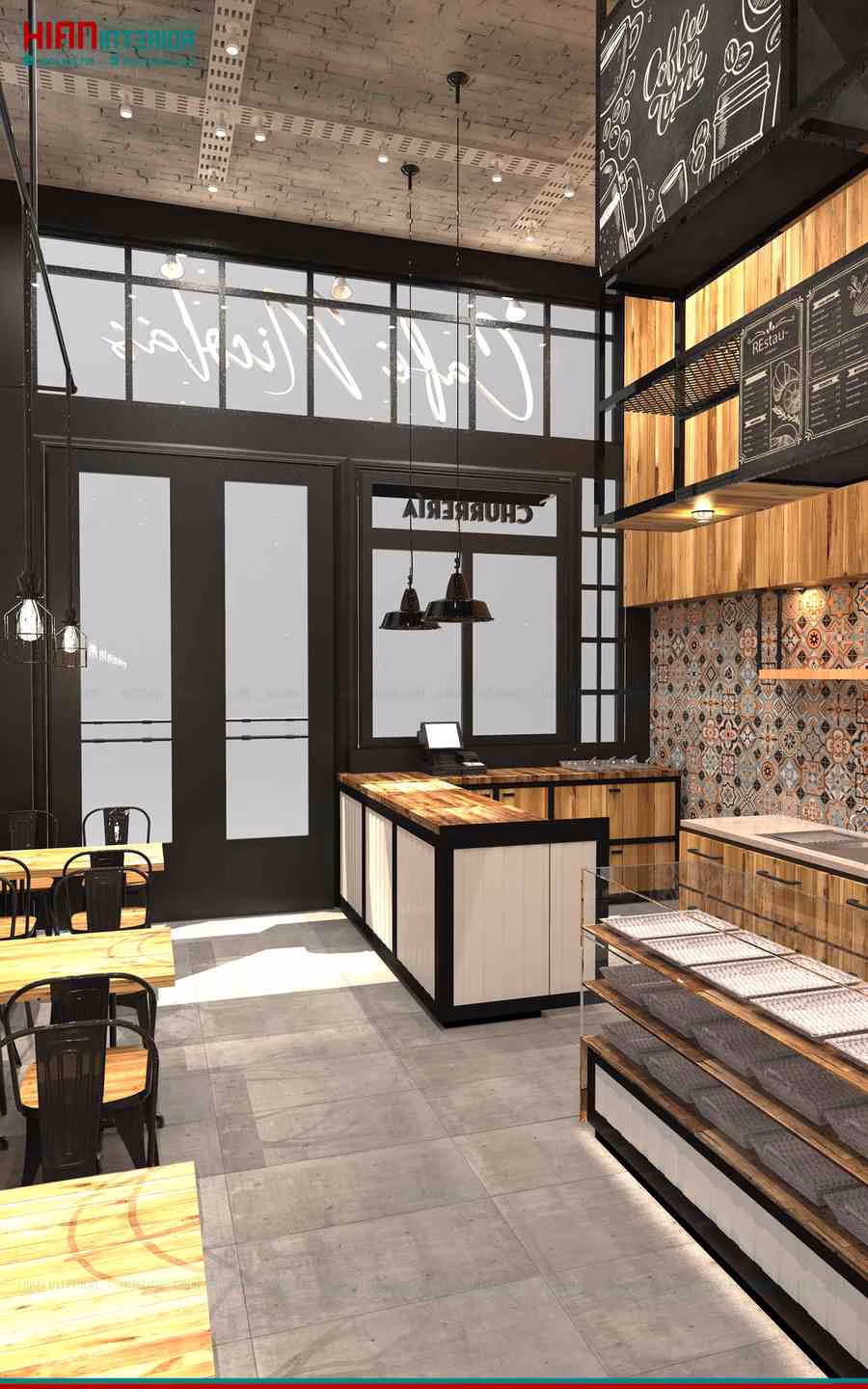 Quán Cafe Mộc Không Gian Xanh