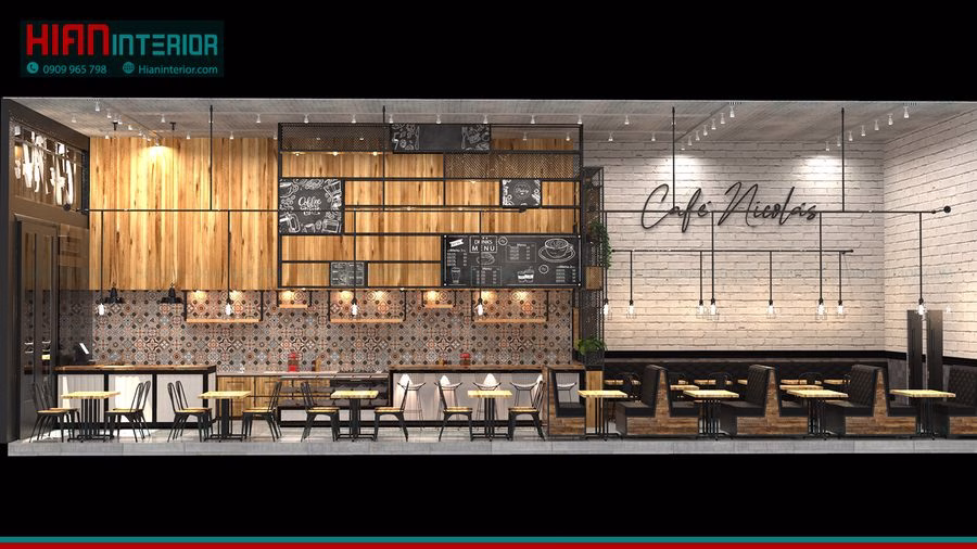Quán Cafe Mộc Không Gian Xanh