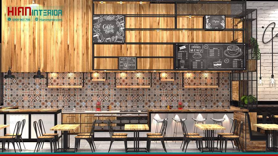Quán Cafe Mộc Không Gian Xanh