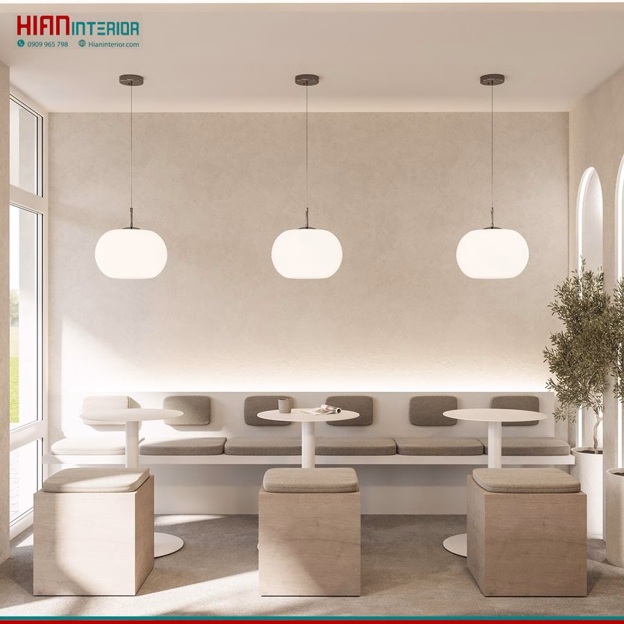 Quán Cafe Tối Giản Đẹp