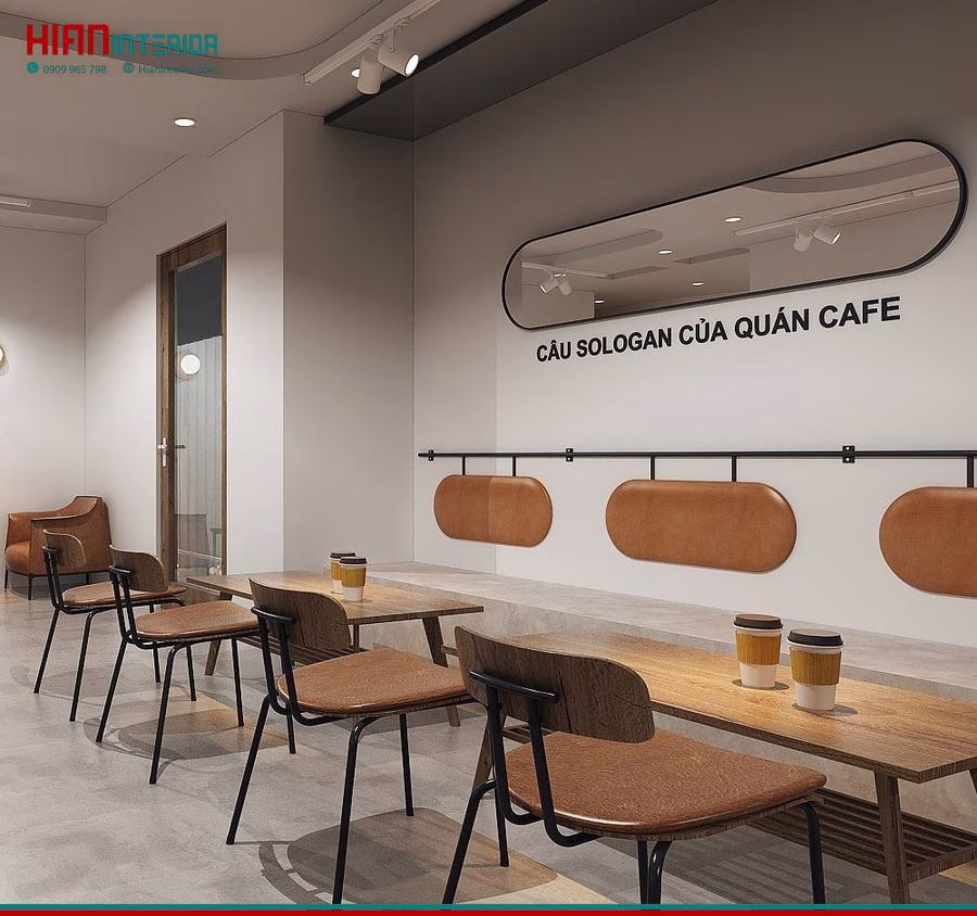 Quán Cafe Tối Giản Nhỏ Đẹp