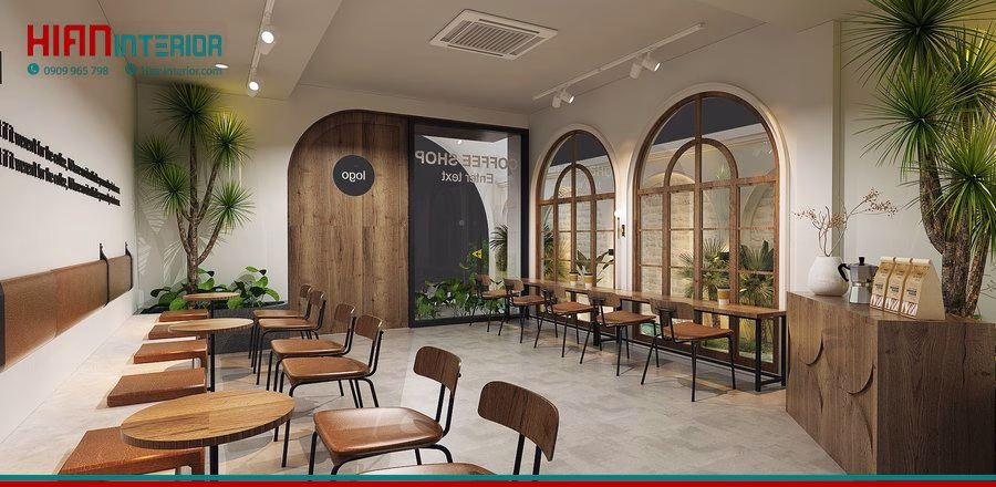 Quán Cafe Tối Giản Nhỏ Đẹp