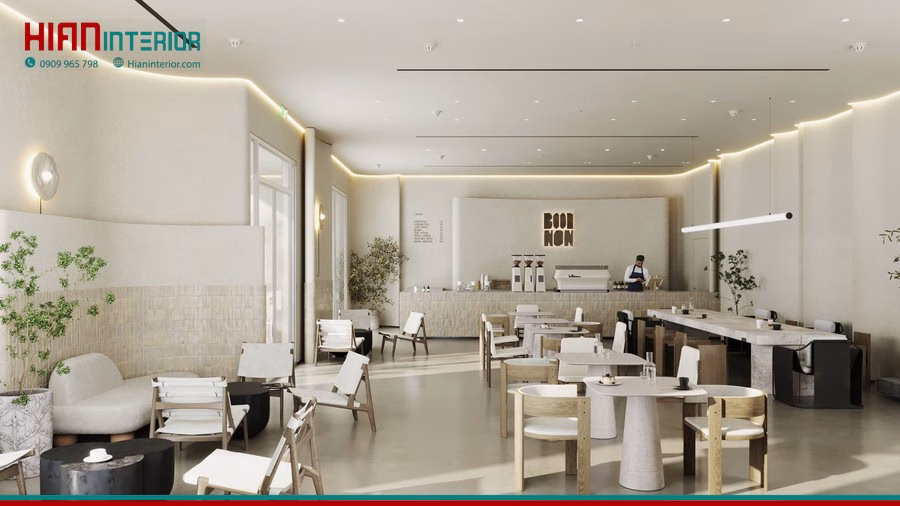 Quán Cafe Tối Giản