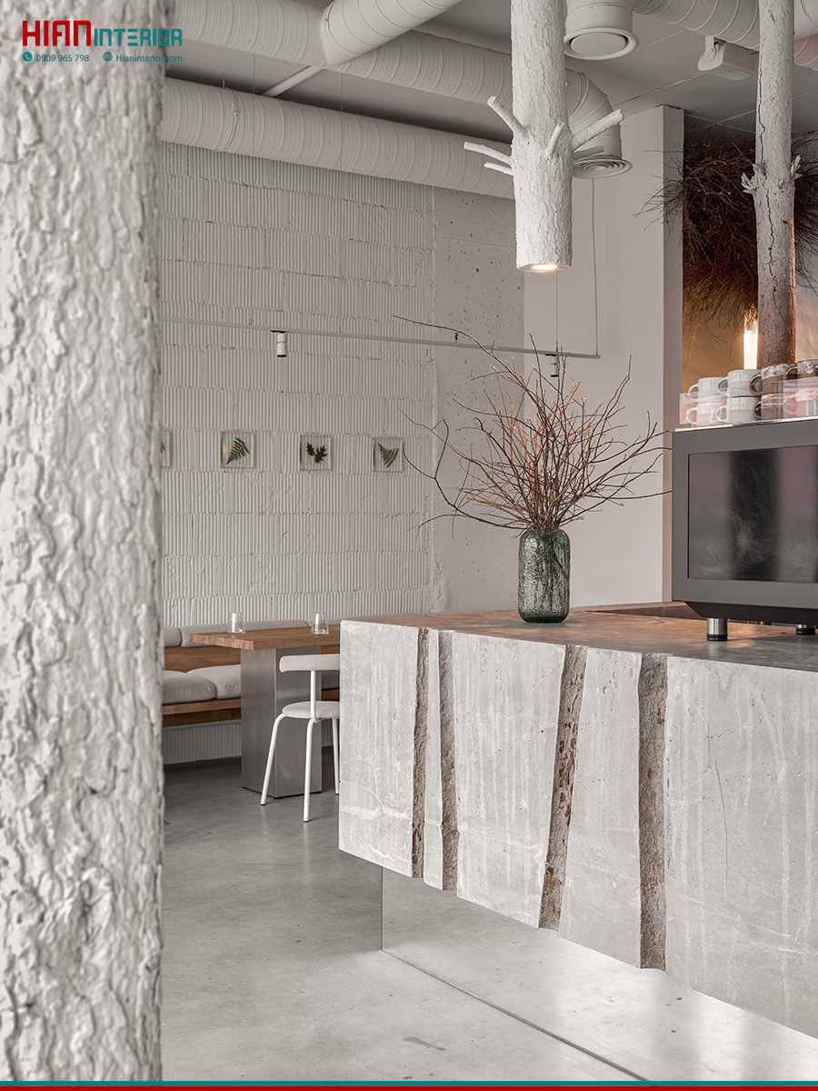 Quán Cafe Tối Giản Cao Cấp