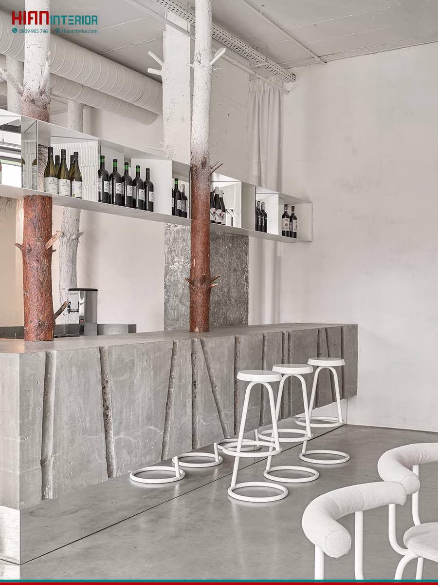 Quán Cafe Tối Giản Cao Cấp