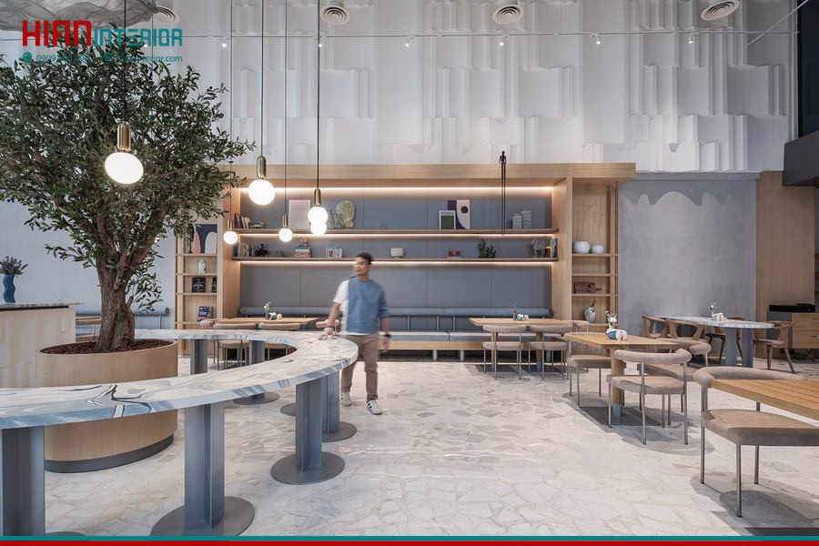 Quán Cafe Tối Giản Sang Trọng