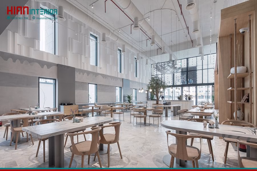Quán Cafe Tối Giản Sang Trọng