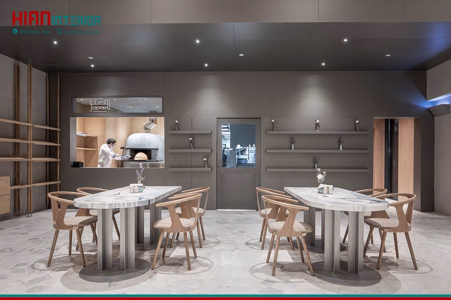 Quán Cafe Tối Giản Sang Trọng