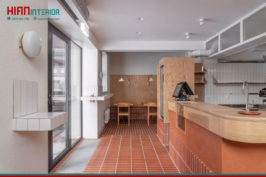 Quán Cafe Tối Giản 50M2
