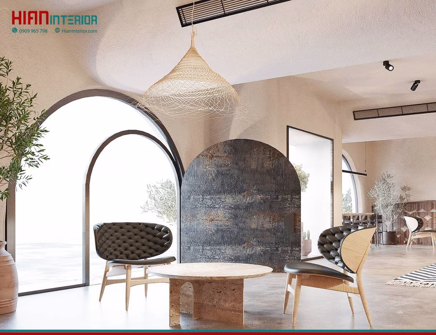 Quán Cafe Tối Giản Phong Cách Hàn Quốc