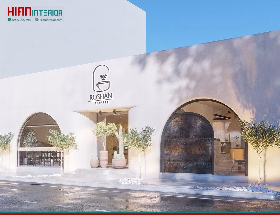 Quán Cafe Tối Giản Phong Cách Hàn Quốc