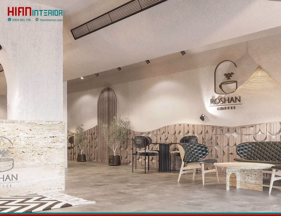 Quán Cafe Tối Giản Phong Cách Hàn Quốc