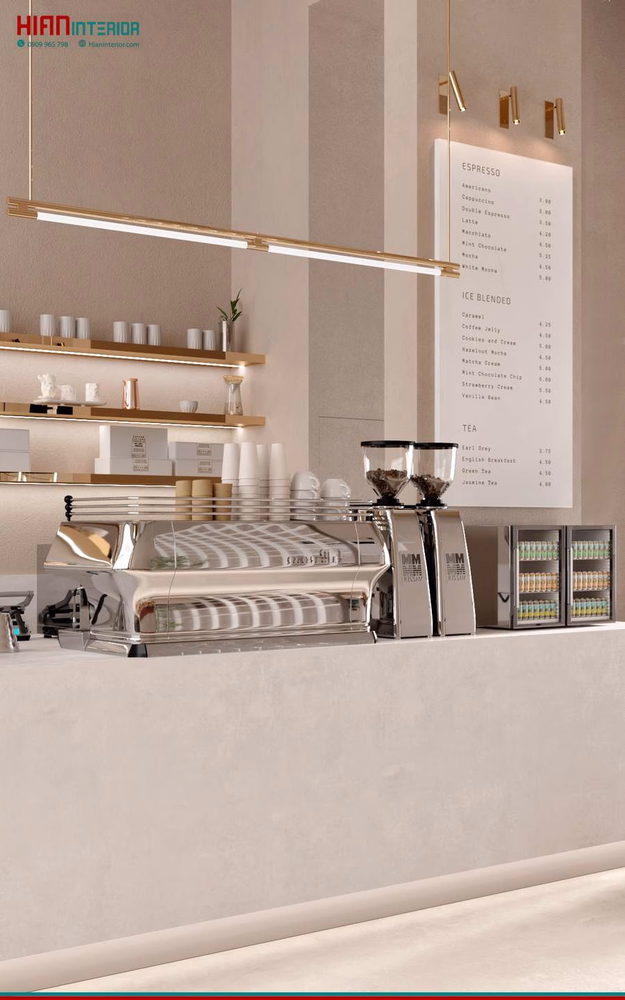 Quán Cafe Tối Giản Ít Vốn