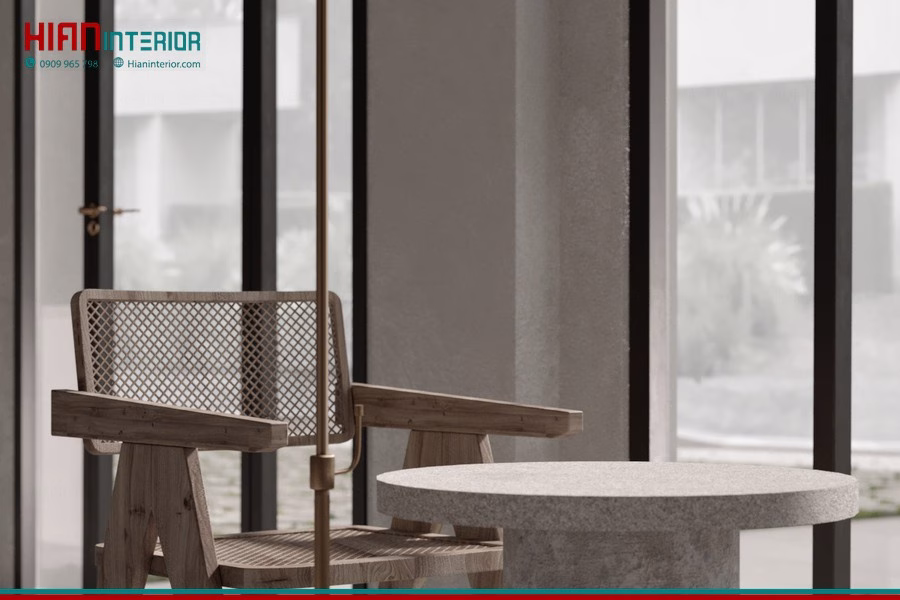 Quán Cafe Tối Giản 2 Tầng