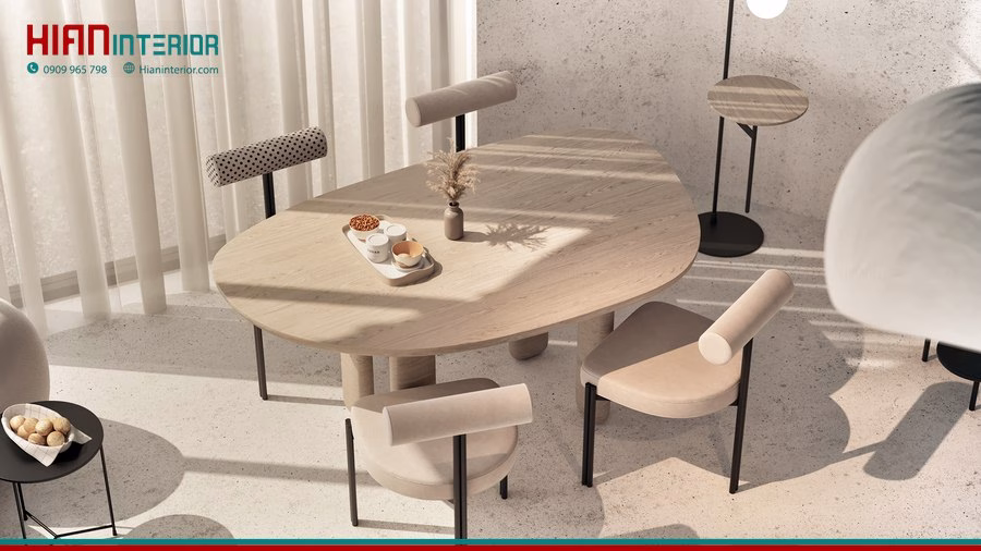 Quán Cafe Tối Giản Trong Nhà