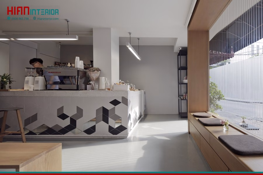 Quán Cafe Tối Giản Đẹp Nhật