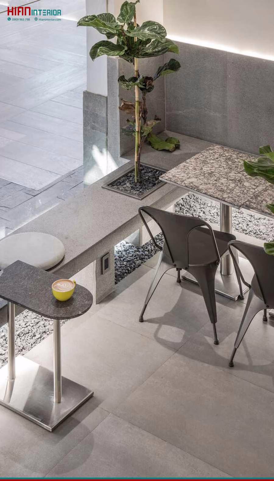 Quán Cafe Tối Giản Xu Hướng Mới