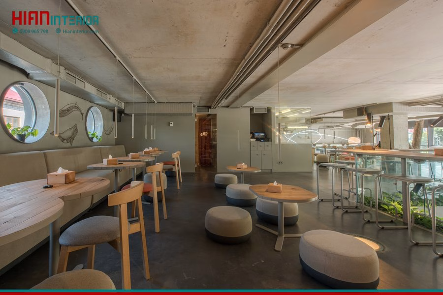 Quán Cafe Tối Giản Tinh Tế