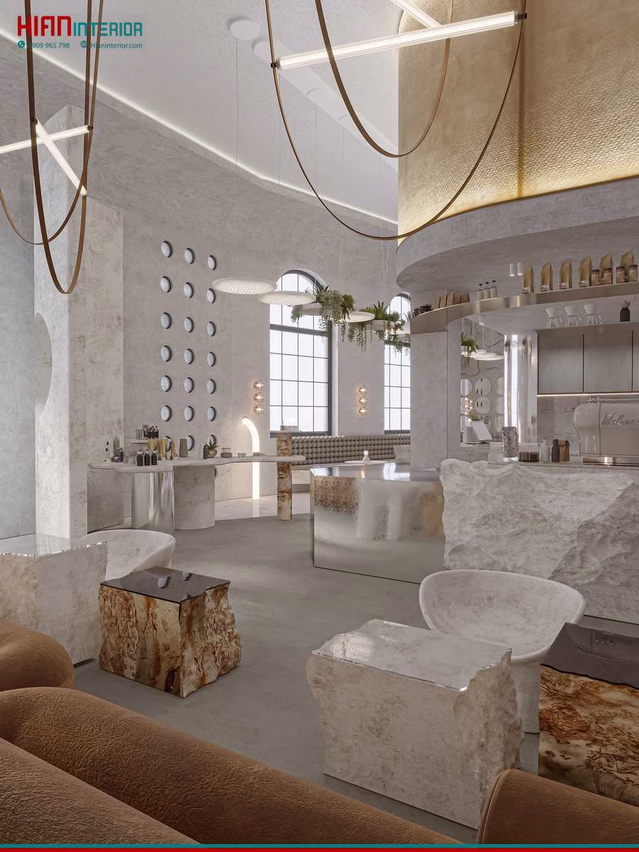 Quán Cafe Tối Giản Thoáng Mát