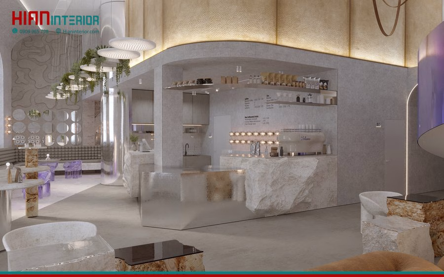 Quán Cafe Tối Giản Thoáng Mát