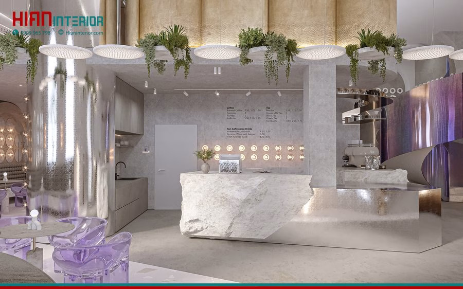 Quán Cafe Tối Giản Thoáng Mát