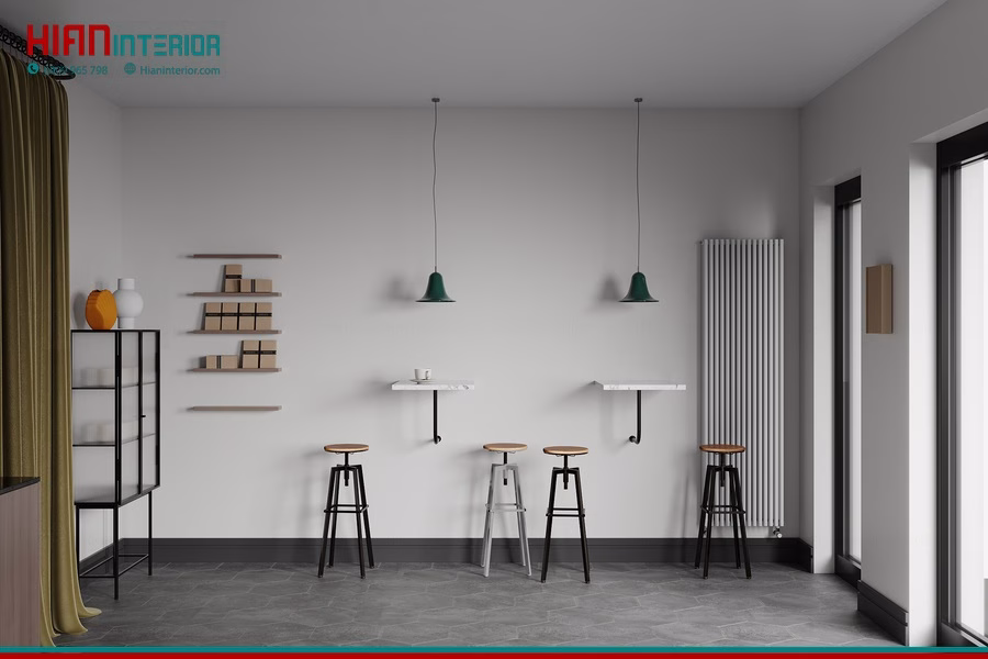 Quán Cafe Tối Giản Sân Vườn