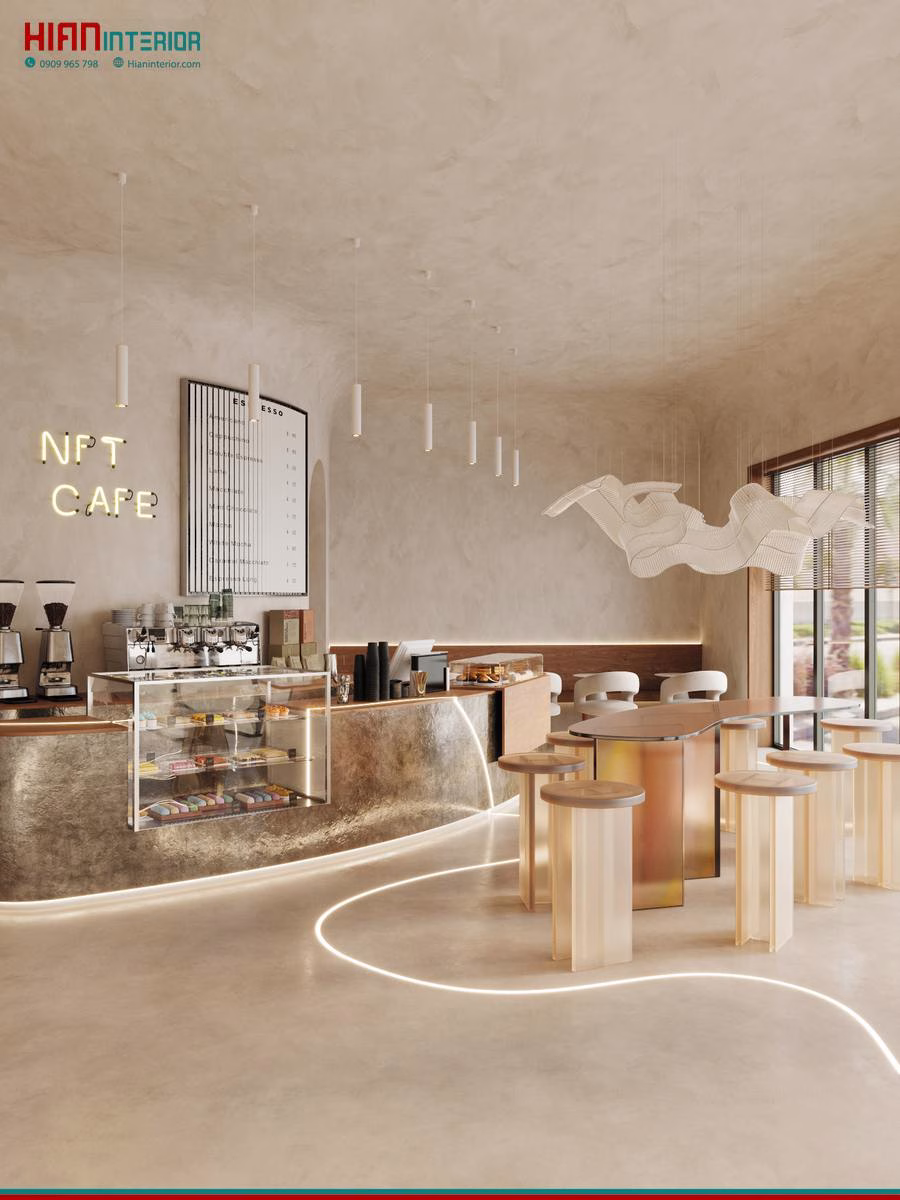 Quán Cafe Tối Giản Mới Lạ