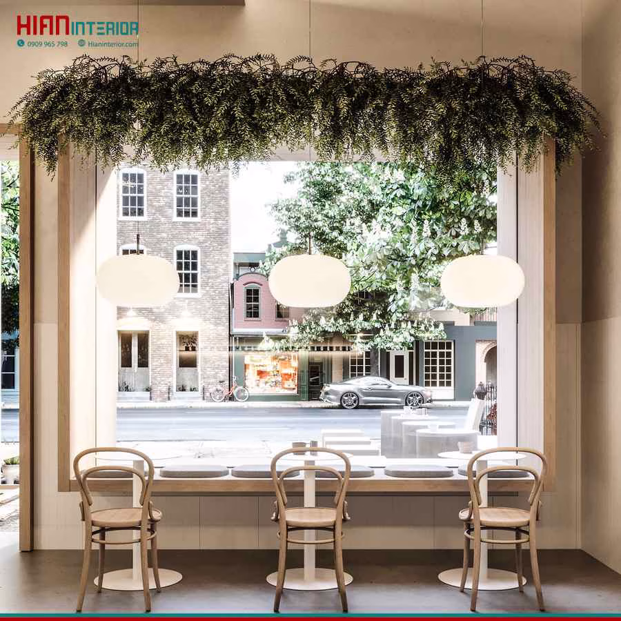 Quán Cafe Tối Giản Tiết Kiệm Diện Tích