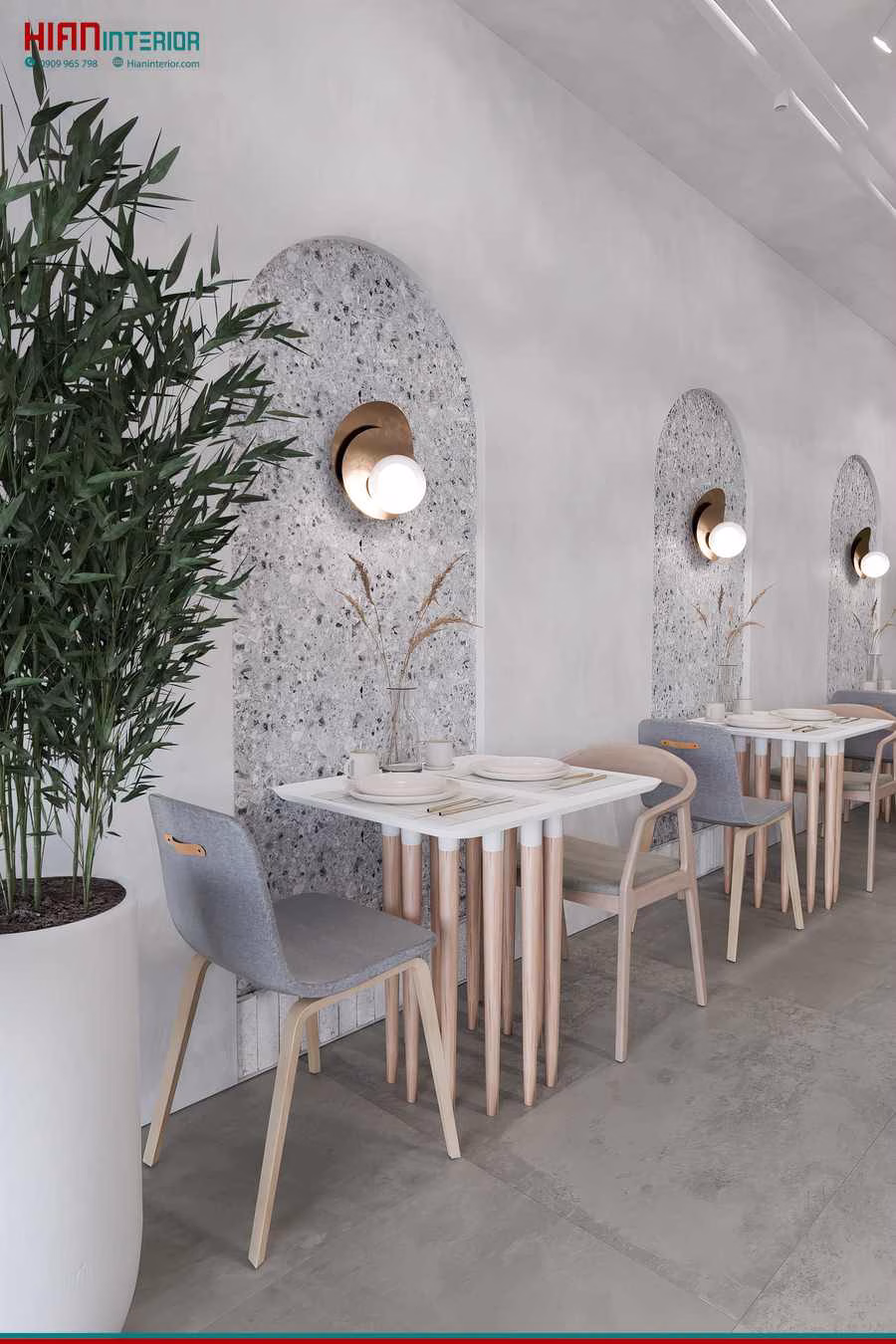 Quán Cafe Tối Giản Moi Nhật