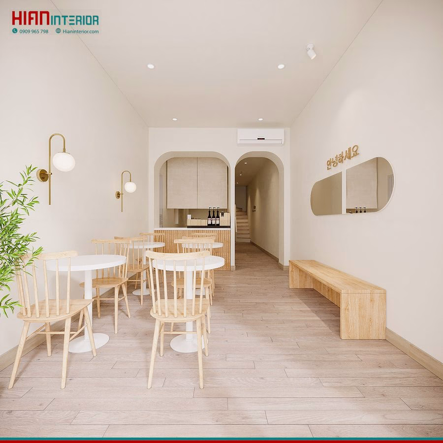 Quán Cafe Tối Giản Chuyên Nghiệp
