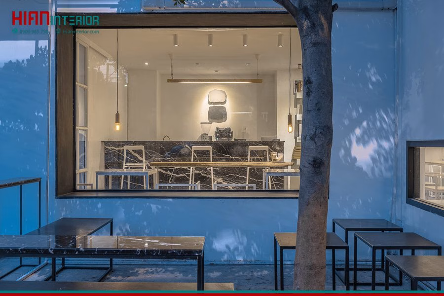 Quán Cafe Tối Giản Hot Trend 2025