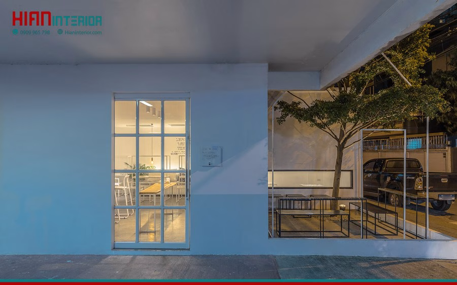 Quán Cafe Tối Giản Hot Trend 2025