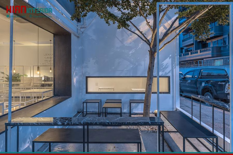Quán Cafe Tối Giản Hot Trend 2025