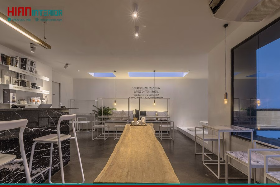 Quán Cafe Tối Giản Hot Trend 2025