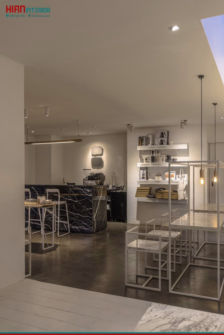 Quán Cafe Tối Giản Hot Trend 2025