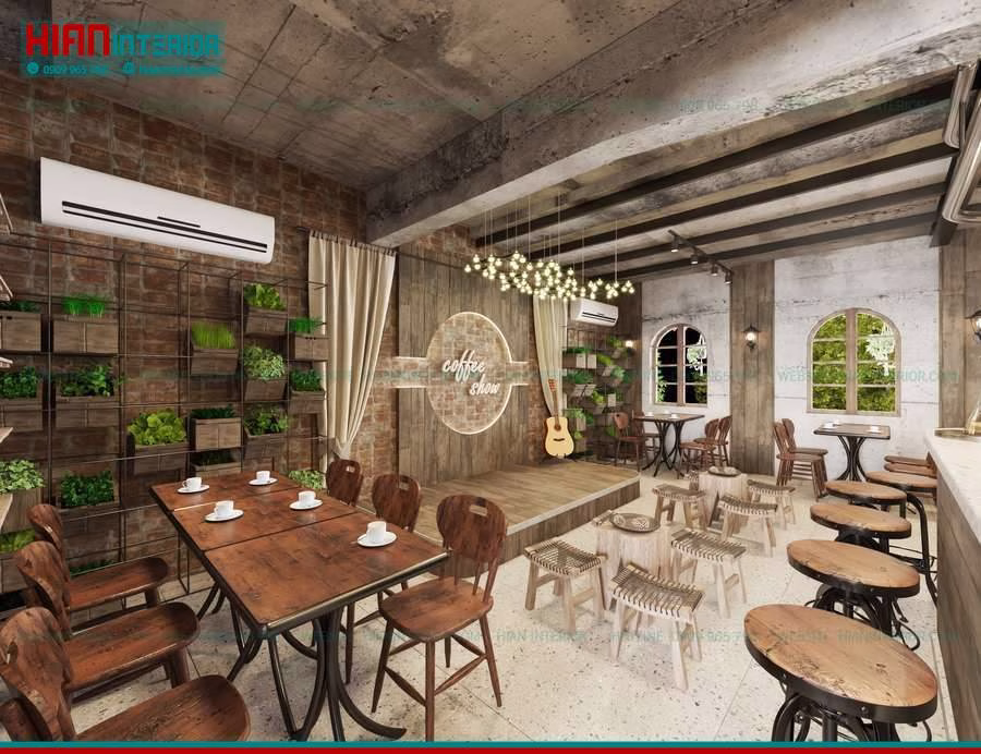 Quán Cafe Vintage Cổ Điển