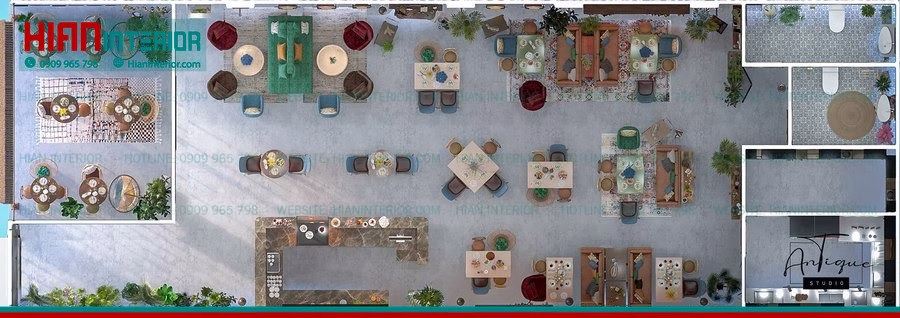 Quán Cafe Vintage Nhỏ Đẹp