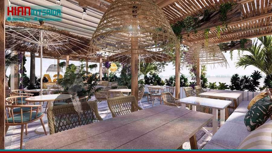 Quán Cafe Vintage Đơn Giản