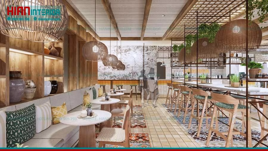 Quán Cafe Vintage Đơn Giản
