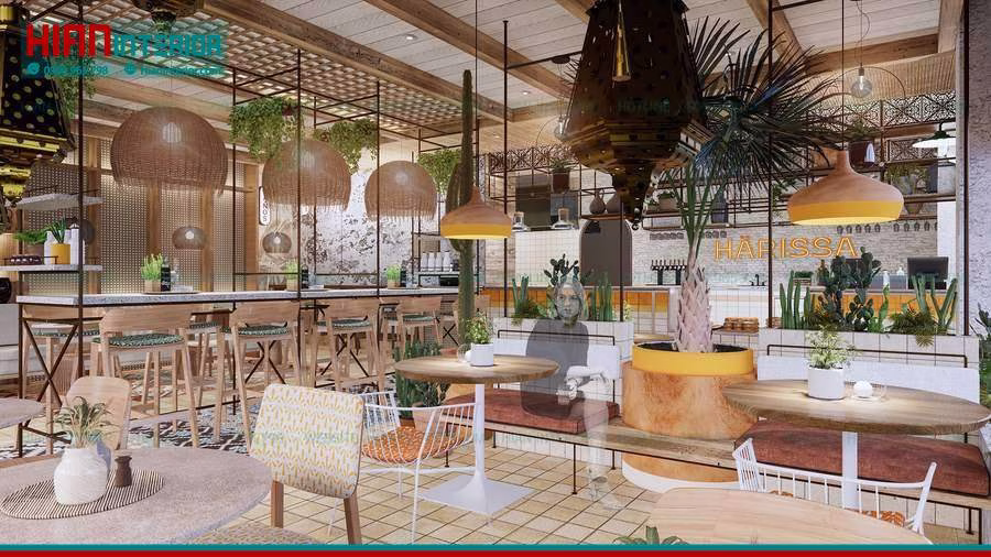 Quán Cafe Vintage Đơn Giản