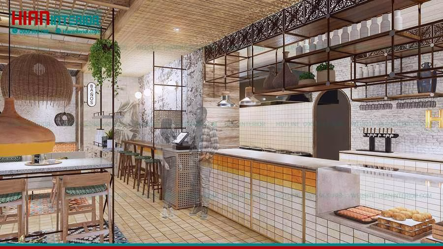 Quán Cafe Vintage Đơn Giản