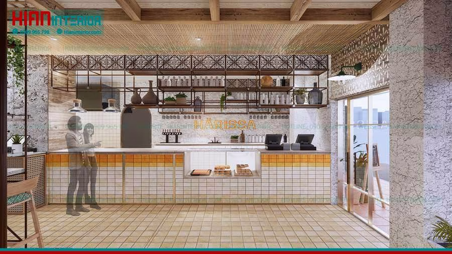 Quán Cafe Vintage Đơn Giản