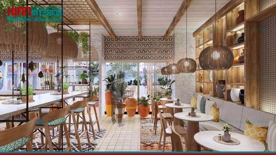 Quán Cafe Vintage Đơn Giản