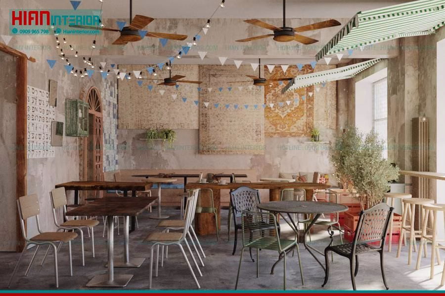 Quán Cafe Vintage 30M2
