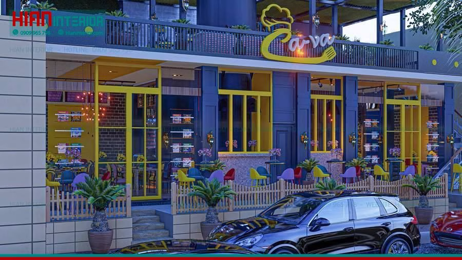 Quán Cafe Vintage Mặt Tiền