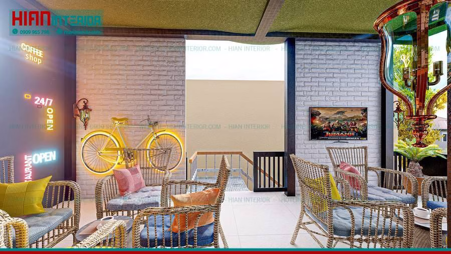 Quán Cafe Vintage Mặt Tiền